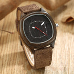 6TYPE Nature Wood Watches Men Women Genuine Leather Wrist Watch Handmade Bamboo Quartz-Watch Unisex Men's Gift Relogio Masculino