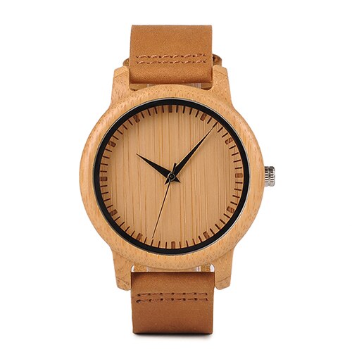 BOBO BIRD Minimalist Wood Watch Men Gift Watches Women Leather Strap relogio masculino DROP SHIPPING