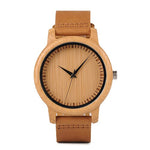 BOBO BIRD Minimalist Wood Watch Men Gift Watches Women Leather Strap relogio masculino DROP SHIPPING