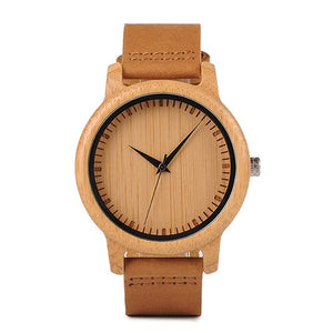 BOBO BIRD Minimalist Wood Watch Men Gift Watches Women Leather Strap relogio masculino DROP SHIPPING