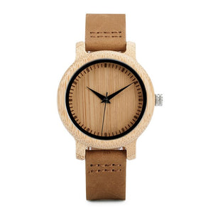 BOBO BIRD Minimalist Wood Watch Men Gift Watches Women Leather Strap relogio masculino DROP SHIPPING
