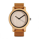 BOBO BIRD Minimalist Wood Watch Men Gift Watches Women Leather Strap relogio masculino DROP SHIPPING