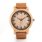 BOBO BIRD Minimalist Wood Watch Men Gift Watches Women Leather Strap relogio masculino DROP SHIPPING