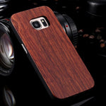 FLOVEME Case For Samsung Galaxy S8 S9 Plus Real Wooden Case For Samsung S9 S7 S6 Edge Cases Cover Wood Bamboo Phone Accessories