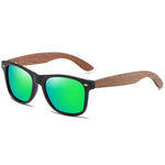 GM Environment-Friendly Retro Black Walnut Wood UV400 Polarized Bamboo Sunglasses Men's Fashion Trendy Anti Blue Lens S7061h