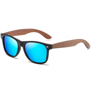 GM Environment-Friendly Retro Black Walnut Wood UV400 Polarized Bamboo Sunglasses Men's Fashion Trendy Anti Blue Lens S7061h