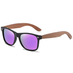 GM Environment-Friendly Retro Black Walnut Wood UV400 Polarized Bamboo Sunglasses Men's Fashion Trendy Anti Blue Lens S7061h