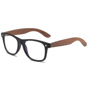GM Environment-Friendly Retro Black Walnut Wood UV400 Polarized Bamboo Sunglasses Men's Fashion Trendy Anti Blue Lens S7061h