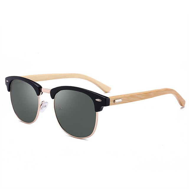 Imwete Retro Bamboo Sunglasses Men Women Wood Sunglass Original Brand Design Sport Goggles Mirror Wooden Sun Glasses Shades
