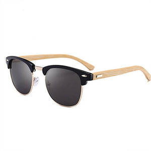 Imwete Retro Bamboo Sunglasses Men Women Wood Sunglass Original Brand Design Sport Goggles Mirror Wooden Sun Glasses Shades