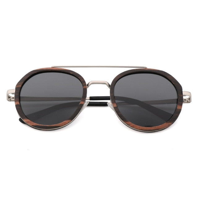 Brand Designer Wood Bamboo Sunglasses For Women and Men,Polarized Lens Oversized Retro Sun glasses Handmade UV400