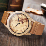 Creative Tree of Life Imitation Bamboo Wood Watch Men Women Couple Quartz Wooden Clock Leather Wristwatch Male Reloj montre uhr