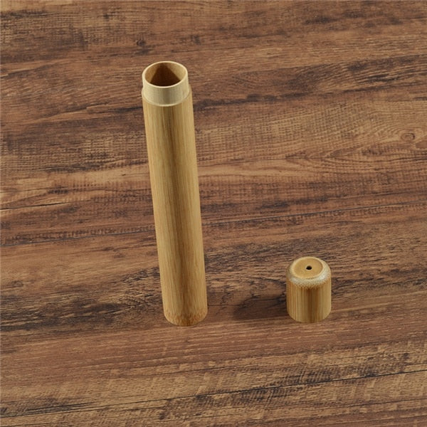 Eco Friendly Bamboo case With Toothbrush Colorful Soft Bristles Biodegradable Teeth Brush Bamboo Toothbrushes Oral Care Tooth