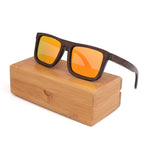 polarized sunglasses 100% Natural wooden sunglasses Frame  bamboo Brown sun glasses  men /women luxury vintage sunglasses UV400