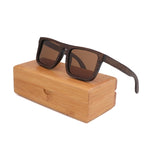 polarized sunglasses 100% Natural wooden sunglasses Frame  bamboo Brown sun glasses  men /women luxury vintage sunglasses UV400
