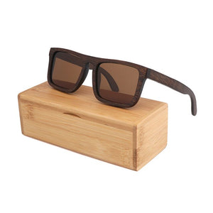 polarized sunglasses 100% Natural wooden sunglasses Frame  bamboo Brown sun glasses  men /women luxury vintage sunglasses UV400