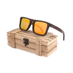 polarized sunglasses 100% Natural wooden sunglasses Frame  bamboo Brown sun glasses  men /women luxury vintage sunglasses UV400