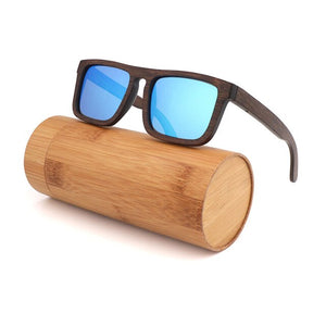 polarized sunglasses 100% Natural wooden sunglasses Frame  bamboo Brown sun glasses  men /women luxury vintage sunglasses UV400