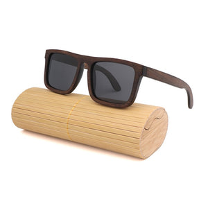 polarized sunglasses 100% Natural wooden sunglasses Frame  bamboo Brown sun glasses  men /women luxury vintage sunglasses UV400