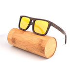 polarized sunglasses 100% Natural wooden sunglasses Frame  bamboo Brown sun glasses  men /women luxury vintage sunglasses UV400