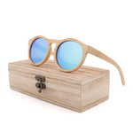 100% Handmade Natural bamboo sunglasses women polarized UV400 brown bamboo wood sunglasses fashion Leisure man sunglasses