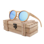 100% Handmade Natural bamboo sunglasses women polarized UV400 brown bamboo wood sunglasses fashion Leisure man sunglasses