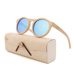 100% Handmade Natural bamboo sunglasses women polarized UV400 brown bamboo wood sunglasses fashion Leisure man sunglasses