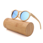 100% Handmade Natural bamboo sunglasses women polarized UV400 brown bamboo wood sunglasses fashion Leisure man sunglasses