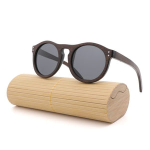 100% Handmade Natural bamboo sunglasses women polarized UV400 brown bamboo wood sunglasses fashion Leisure man sunglasses