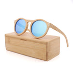 100% Handmade Natural bamboo sunglasses women polarized UV400 brown bamboo wood sunglasses fashion Leisure man sunglasses