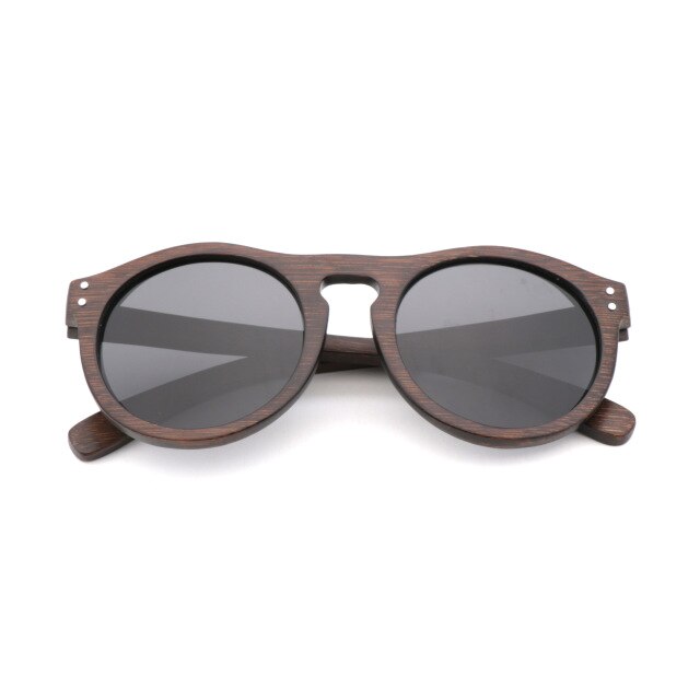 100% Handmade Natural bamboo sunglasses women polarized UV400 brown bamboo wood sunglasses fashion Leisure man sunglasses