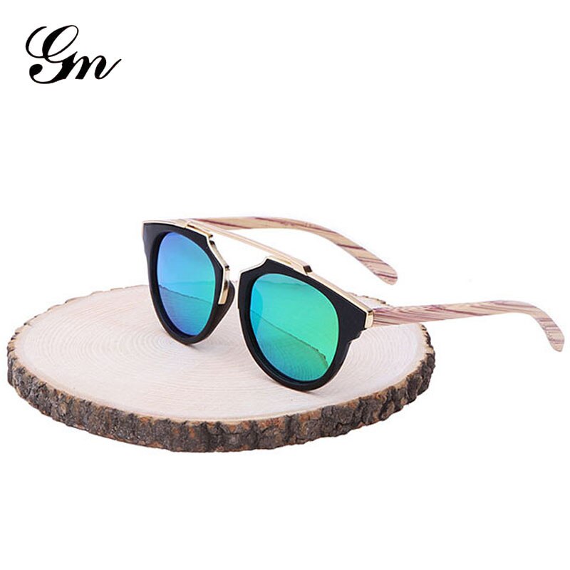 GM Wood Legs Sunglasses Men Women square bamboo Sunglasses Designer Mirror Sun Glasses for men women retro de sol masculino