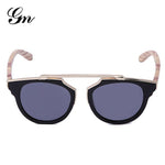 GM Wood Legs Sunglasses Men Women square bamboo Sunglasses Designer Mirror Sun Glasses for men women retro de sol masculino
