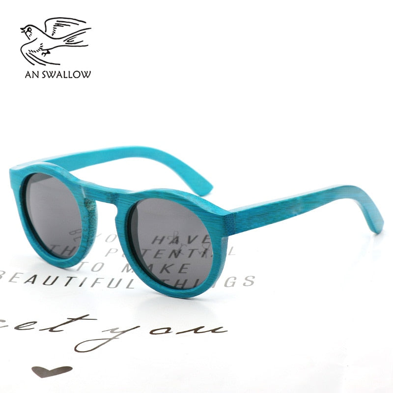 high quality Handmade Bamboo fashion sunglasses woman luxury Polarized UV400 sunglasse Bamboo Wood  Beach Sunglasses for man