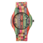 Women Quartz Bamboo Watches Wooden Watch for women ladies' watches Handmade Natural Bracelet Analog Luxury Wristwatch