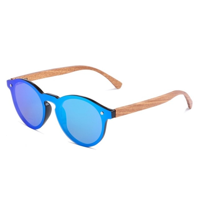 Fashion Bamboo Polarized Sunglasses Women Brand Designer UV400 Mirror Lenses Wood Sun glasses For Men Oculos de sol masculino