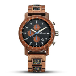 Shifenmei Creative Full Wooden Mens Watches Natural Wood Quartz Wrist Watch Handmade Bamboo Sport Clock Great Gifts madera reloj