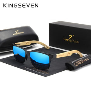 KINGSEVEN 2019 Handmade Bamboo Wood Sunglasses Polarized Lens For Driving Women Eyewear UV400 Protection