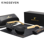 KINGSEVEN 2019 Handmade Bamboo Wood Sunglasses Polarized Lens For Driving Women Eyewear UV400 Protection