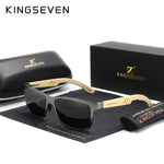 KINGSEVEN 2019 Handmade Bamboo Wood Sunglasses Polarized Lens For Driving Women Eyewear UV400 Protection