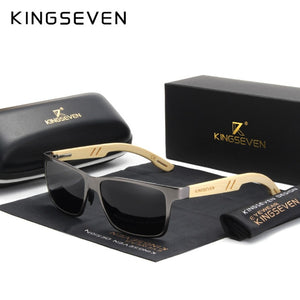 KINGSEVEN 2019 Handmade Bamboo Wood Sunglasses Polarized Lens For Driving Women Eyewear UV400 Protection