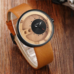 Fashion Top Brand Wooden Watch Men Exquisite Carving Hollow Design Male Clock Unique Green Leather Quartz Wood Watches relogio