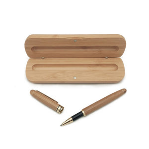 Engraved Ballpoint Pen Personalized Bamboo Box Case Wedding Favors Birthday Baptism Party Valentines Day Gift Father's Day Favor