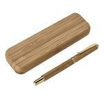 Engraved Ballpoint Pen Personalized Bamboo Box Case Wedding Favors Birthday Baptism Party Valentines Day Gift Father's Day Favor