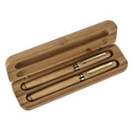 Engraved Ballpoint Pen Personalized Bamboo Box Case Wedding Favors Birthday Baptism Party Valentines Day Gift Father's Day Favor
