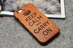 LYBALL Wooden Phone Case 100% Handmade Natural Real Wood Bamboo Hard Cover for Apple iPhone X XR XS MAX 8 7 Plus 6 6S Plus 5S SE