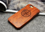 LYBALL Wooden Phone Case 100% Handmade Natural Real Wood Bamboo Hard Cover for Apple iPhone X XR XS MAX 8 7 Plus 6 6S Plus 5S SE