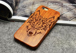 LYBALL Wooden Phone Case 100% Handmade Natural Real Wood Bamboo Hard Cover for Apple iPhone X XR XS MAX 8 7 Plus 6 6S Plus 5S SE