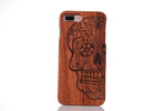 LYBALL Wooden Phone Case 100% Handmade Natural Real Wood Bamboo Hard Cover for Apple iPhone X XR XS MAX 8 7 Plus 6 6S Plus 5S SE