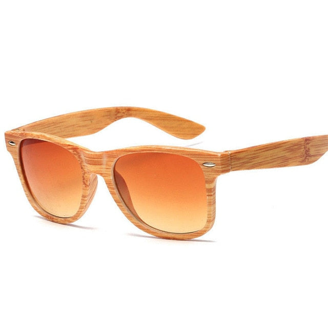 RBRARE 2019 Luxury Sunglasses Women Imitation Wood Glasses Bamboo Grain Classic Vintage Outdoor Travel Oculos De Sol Feminino